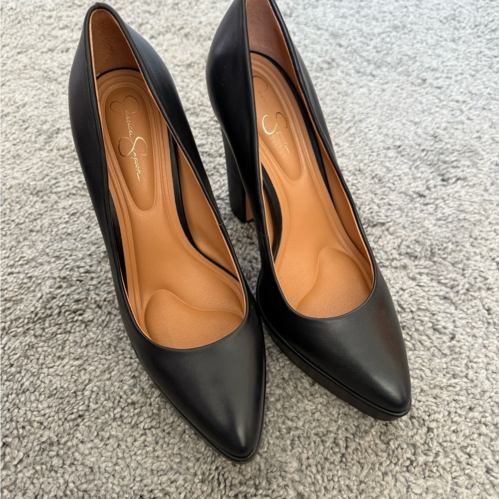 Jessica Simpson Black Heels